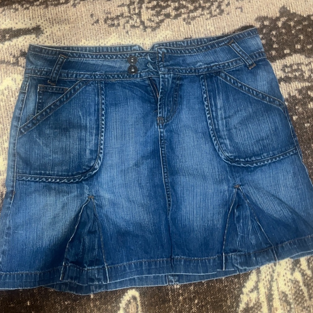Y2K Denim Mini Skirt